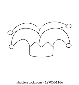 Vector design of headgear and napper sign. Set of headgear and helmet vector icon for stock.
