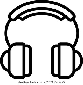Vector Design Headphone Icon Style