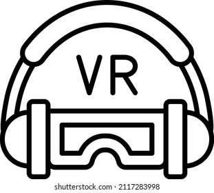 Vector Design Headset Icon Style