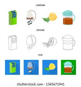 Vector design of healthy and floral  icon. Set of healthy and gradient stock vector illustration.