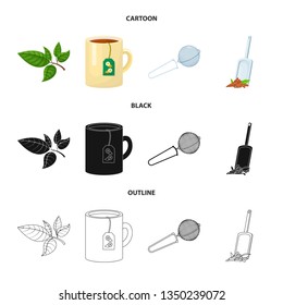 Vector design of healthy and floral  icon. Collection of healthy and gradient stock vector illustration.