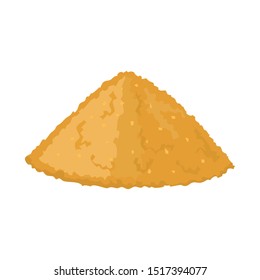 Vector design of heap and sugar logo. Web element of heap and cane vector icon for stock.