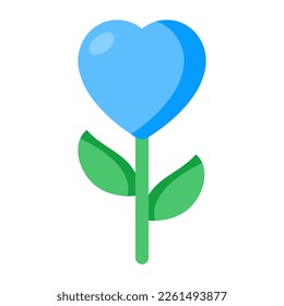 Diseño vectorial de la flor cardíaca