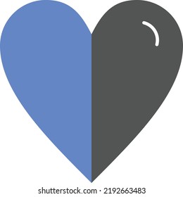 Vector Design Heart Icon Style