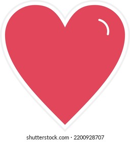 Vector Design Heart Icon Style