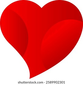 vector design Heart, love, romance or red heart. Heart vector icon. Artistic red heart love symbol 026