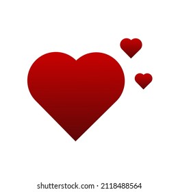 vector design, heart shape illustration