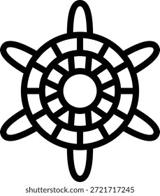 Symbolstil des Helms für Vektordesign