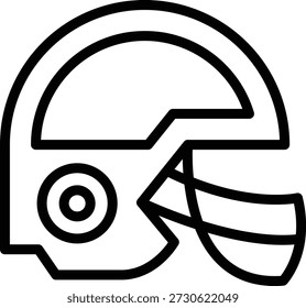 Estilo de Ícone de Capacete de Design de Vetor