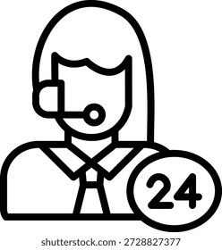 Línea de ayuda de diseño de Vector Icon Style