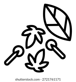 Diseño de Vector Platos herbáceos Icon Style