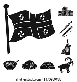 Vector design of heritage and originality icon. Set of heritage and traditions stock symbol for web.
