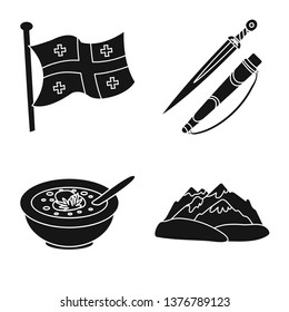 Vector design of heritage and originality icon. Collection of heritage and traditions vector icon for stock.