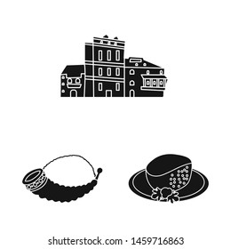 Vector design of heritage and originality icon. Collection of heritage and traditions stock symbol for web.