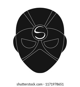 Vector design of hero and mask icon. Collection of hero and superhero stock vector illustration.