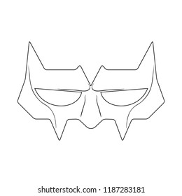 Vector design of hero and mask logo. Collection of hero and superhero vector icon for stock.