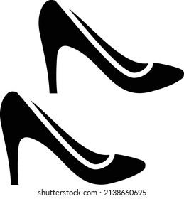 Vector Design High Heels Icon Style