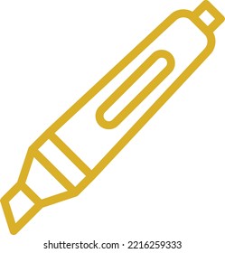 Vector Design Highlighter Icon Style