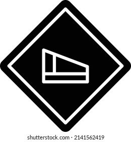 Estilo de icono de la colina de diseño de vectores