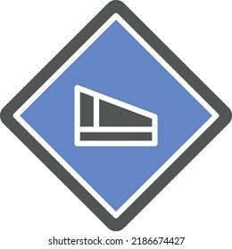 Estilo de icono de la colina de diseño de vectores