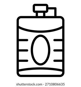 Diseño de Vector Hip Flask Icon Style