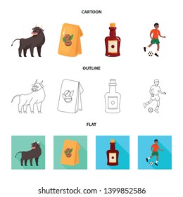Vector design of  and historic symbol. Collection of  and country stock symbol for web.