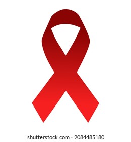 diseño vectorial, ilustración de forma del Día de la Conmemoración del VIH/SIDA