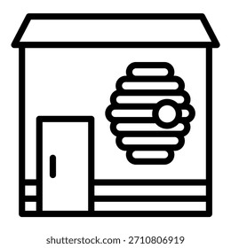 Estilo de icono de colmena de diseño de Vector
