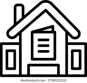 Vector Design Home Schooling Icon Style