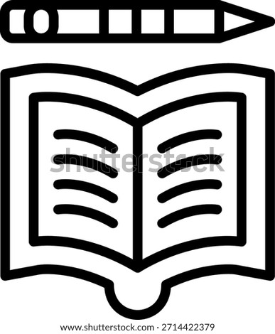 Vector Design Homework Icon Style