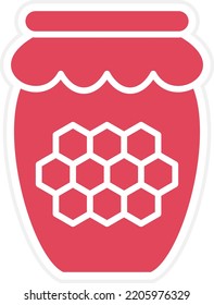 Vector Design Honey Icon Style