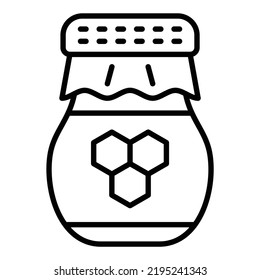 Vector Design Honey Jar Icon Style