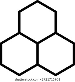 Vector Design Honeycomb Icon Style