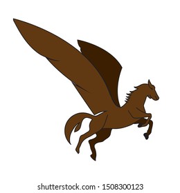 Vector design of a Horse and cowboy theme