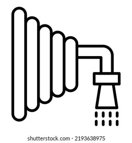 Vektordesign-Schlauch-Symbol-Stil
