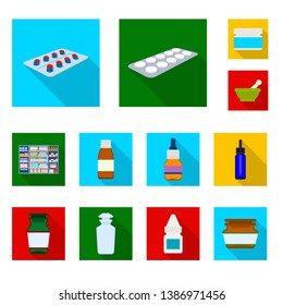 Vector design of hospital and help logo. Collection of hospital and healthcare stock symbol for web.