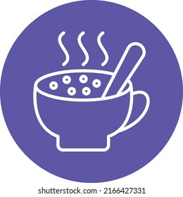Diseño de vectores Estilo de iconos de chocolate caliente