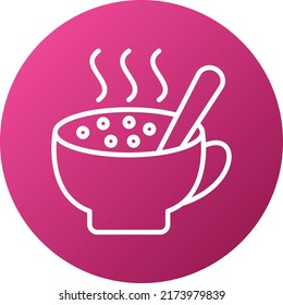 Diseño de vectores Estilo de iconos de chocolate caliente