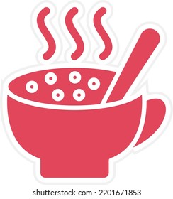Vector Design Hot Chocolate Icon Style