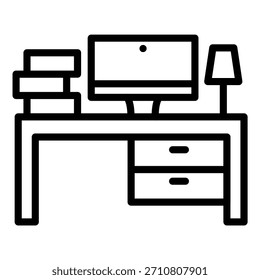 Vector Design Hot Desk Icon Style
