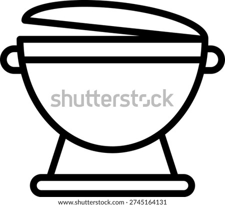 Vector Design Hot Pot Hub Icon Style