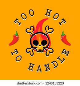 Vector design for Hot Sauce Label