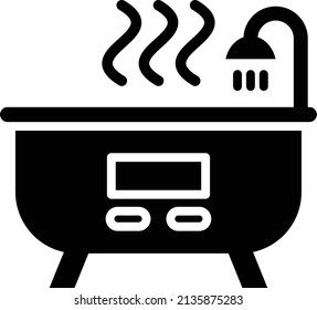 Vector Design Hot Tub Icon Style