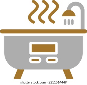 Vector Design Hot Tub Icon Style