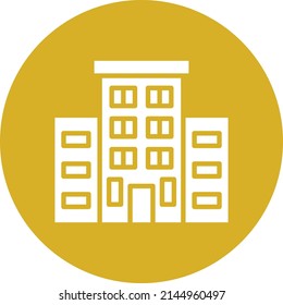 Estilo de icono del hotel de diseño de vectores