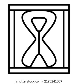Vektordesign Hourglass-Icon-Stil
