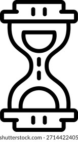 Vektordesign Sanduhrsymbol-Stil