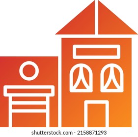 Vektordesign-House-Icon-Stil