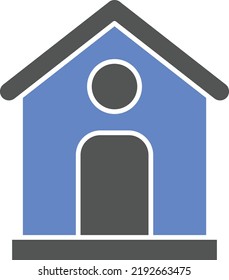Estilo de icono de la casa de diseño del vector