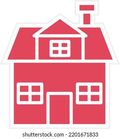 Estilo de icono de la casa de diseño del vector